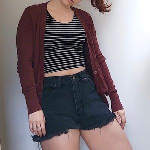 Victoria’s Secret Burgundy Cardigan